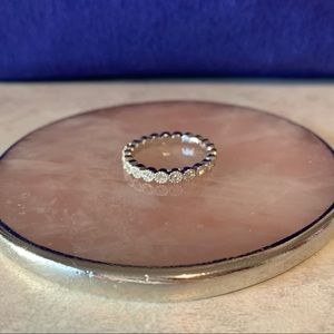 NWOT Sterling Silver Stacking Ring w/ Stones